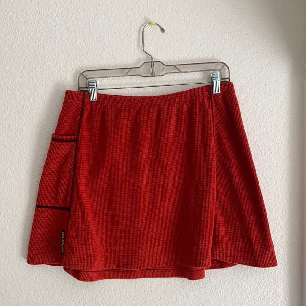 Melanzana Micro Grid Skirt